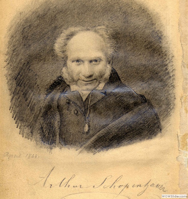Arthur Schopenhauer par Johann August Becker